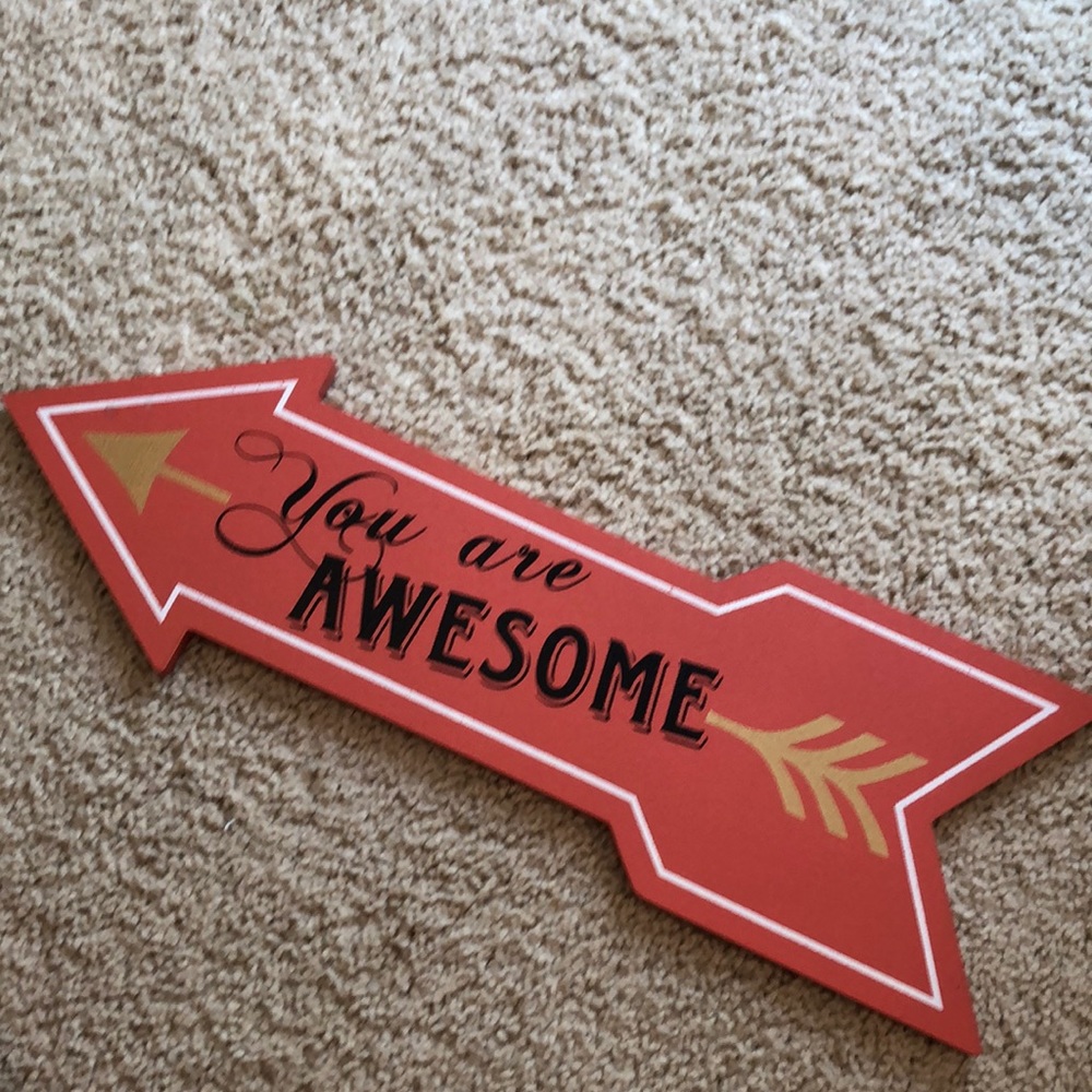 You are awesome wall sign decor